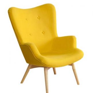 BERLIN Guest Chair, yellow